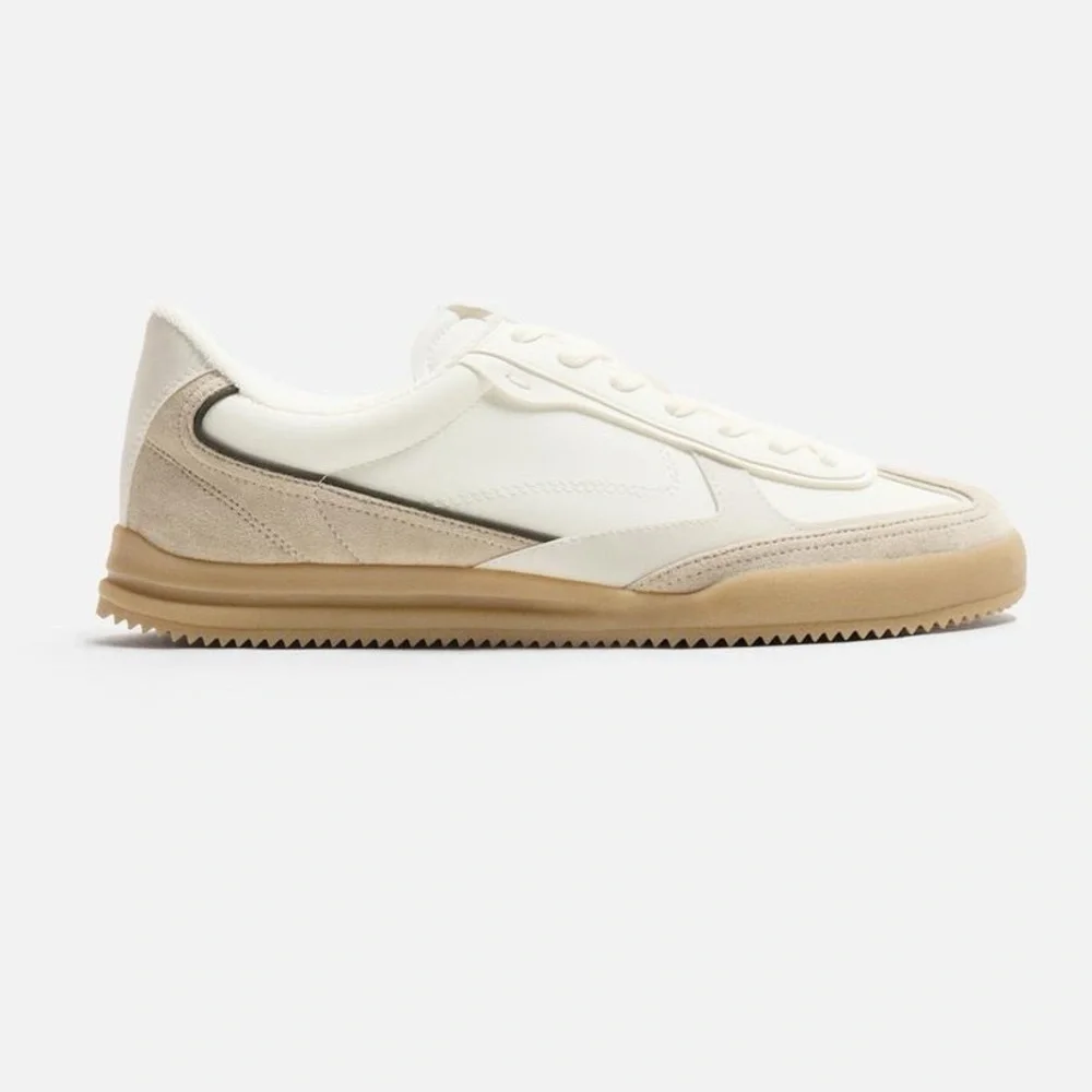 ZARA Men’s Retro-Style Sneakers (multicolor)
